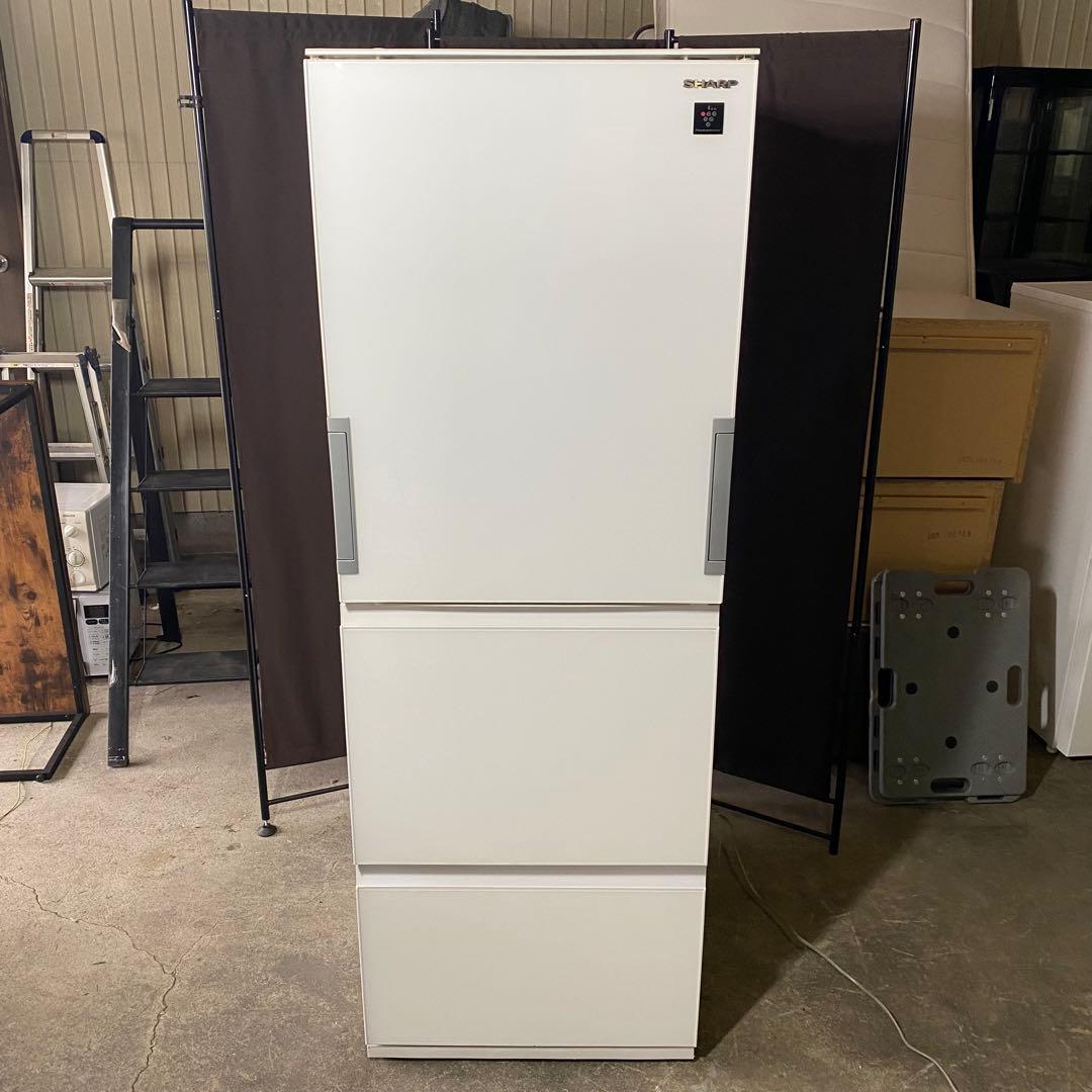 ごるごるふ様【美品】SHARP ノンフロン冷凍冷蔵庫 SJ-GW35F-W