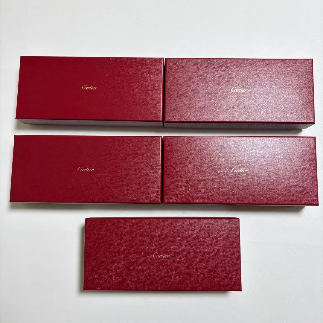 極美品　カルティエ　ブレスレット　ケース　空箱　5個セット　現行品
