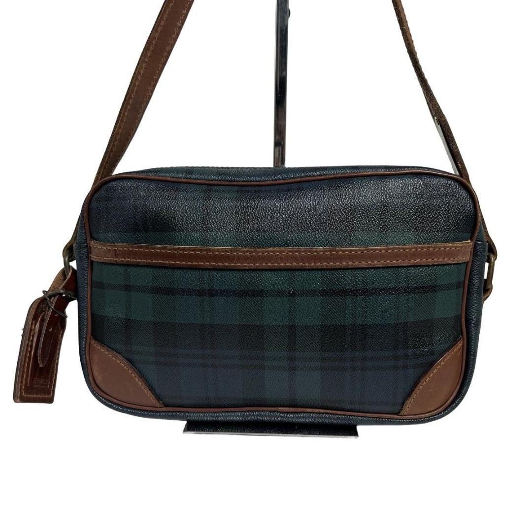 美品 ポロラルフローレン RALPH バッグ ショルダーバッグ チェック柄