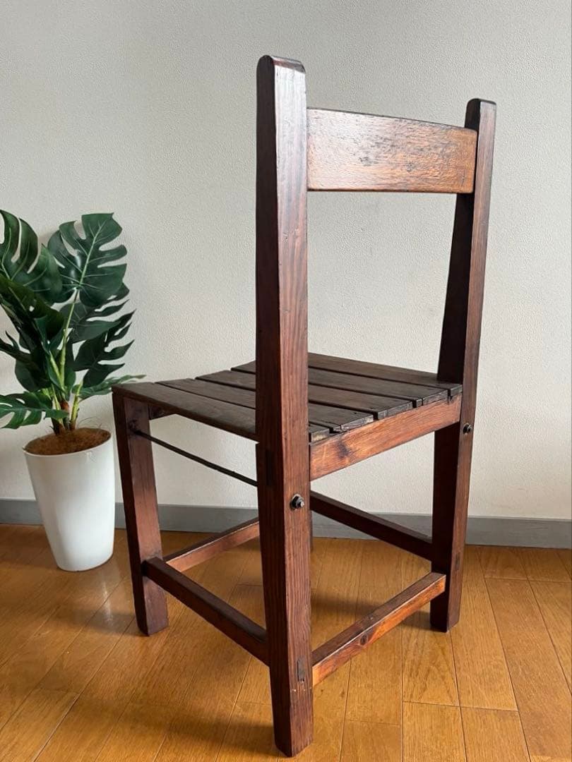 ◆アンティーク◆ 木製チェア　昭和レトロ　ヴィンテージ　古家具　椅子