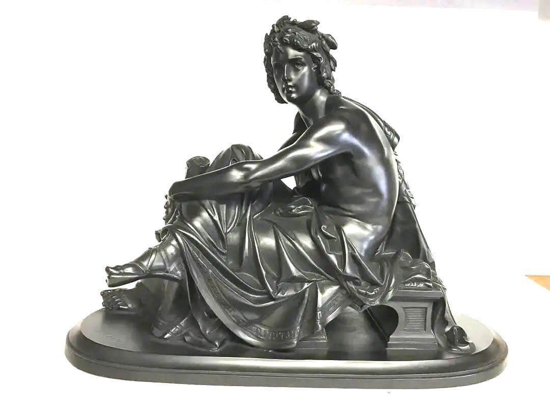 銅製置物:勇者の一刻