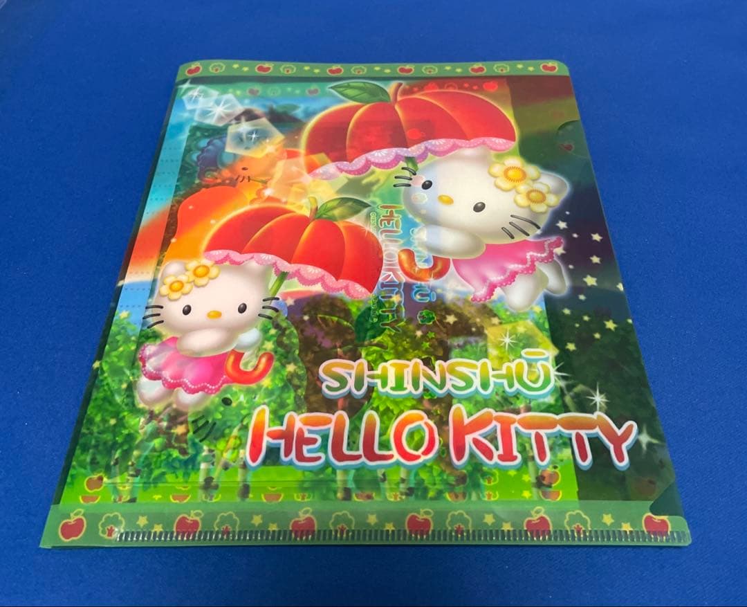 ハローキティ 信州 クリアファイル付きレターセット