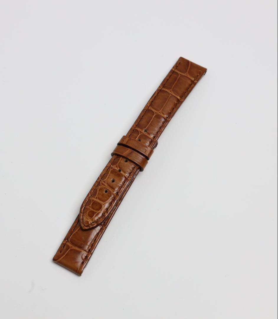 Cartier クロコダイル ブラウン 純正ベルト 15mm