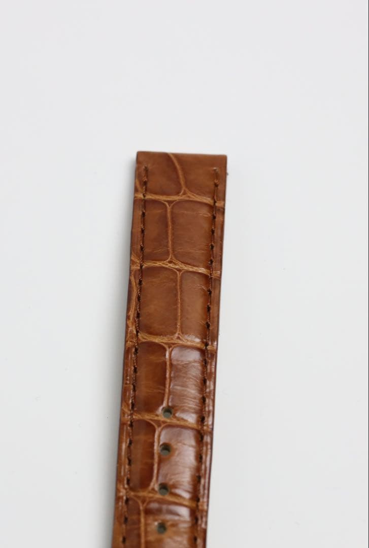 Cartier クロコダイル ブラウン 純正ベルト 15mm