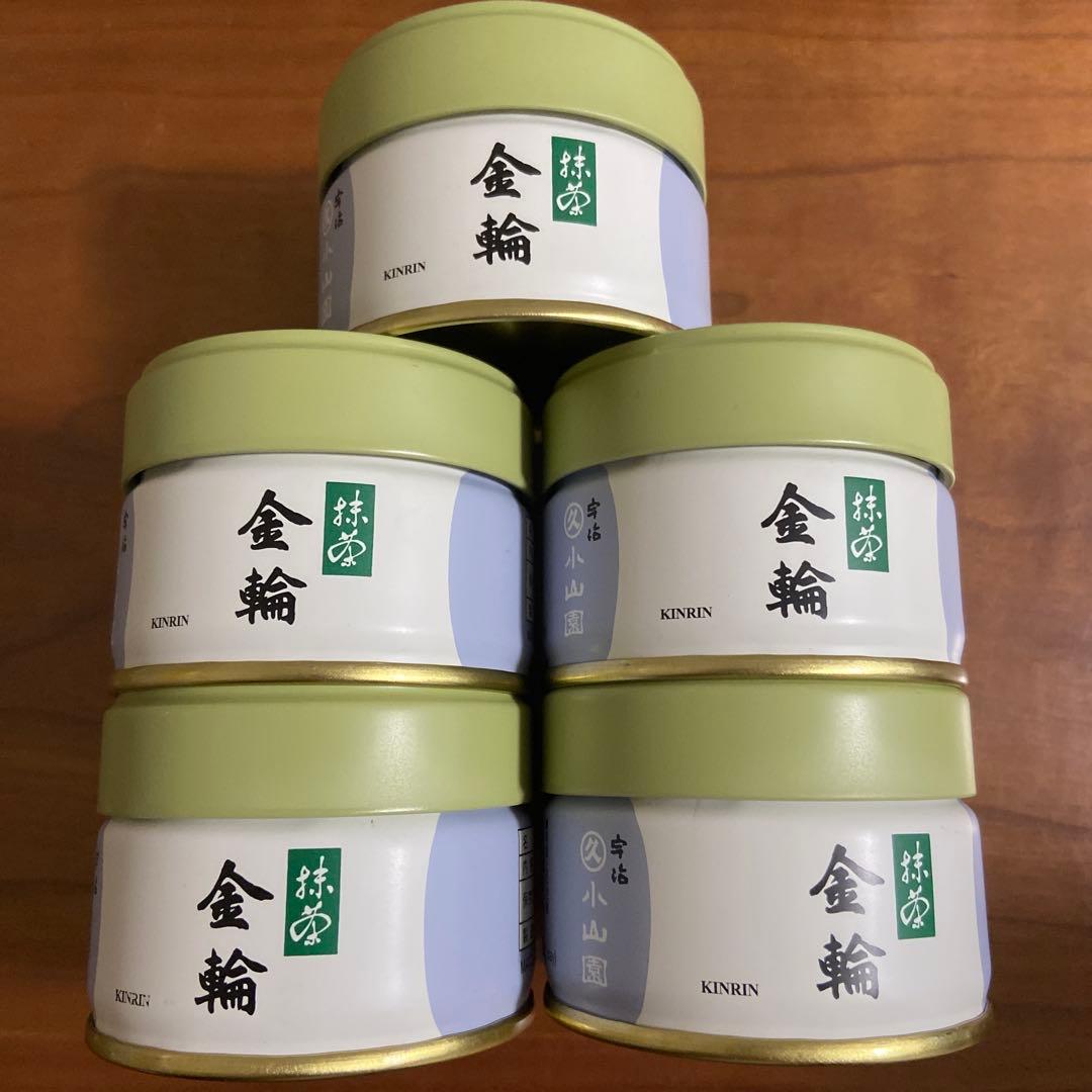 抹茶　丸久小山園　金輪　20g缶入