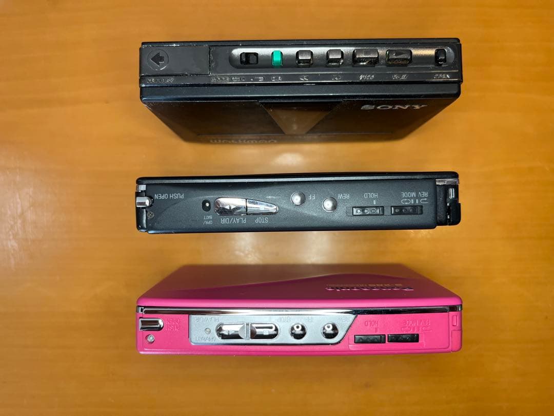 Sony WM−550C 、Panasonic RQ-S33＆S15 ジャンク