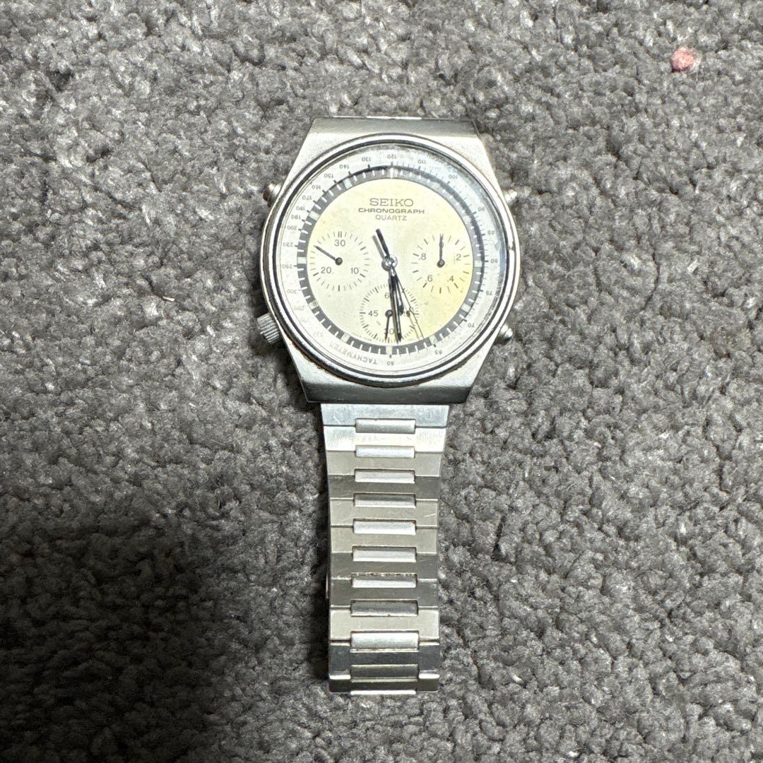 《D087》SEIKO 7A28-7010 スピードマスター　クォーツ