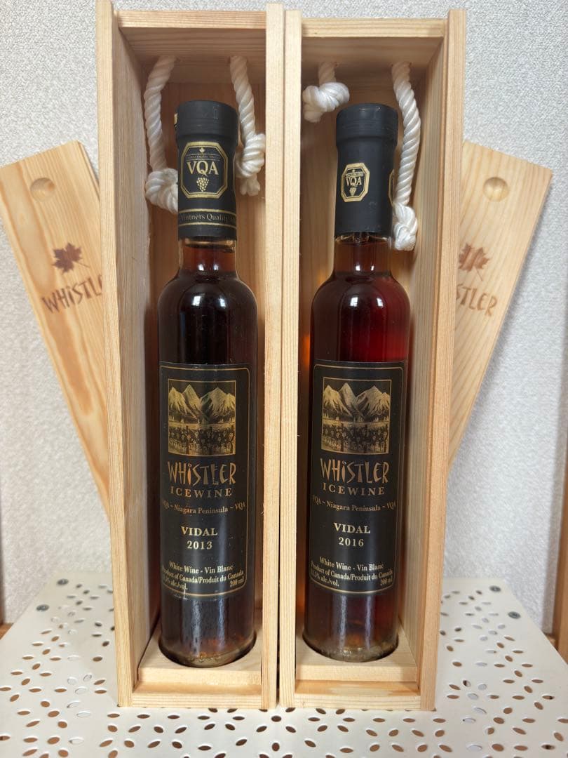 ✨【希少】カナダWHISTLER アイスワイン 2013、2016二本セット