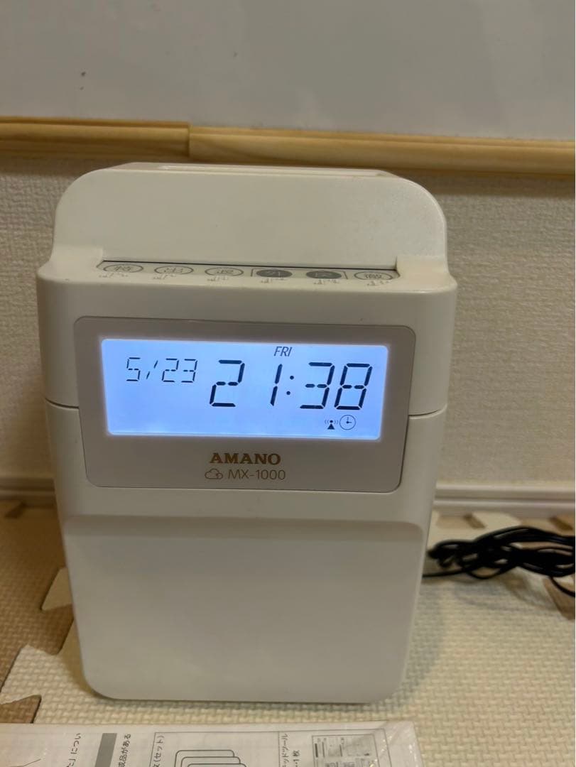 動作確認済MX-1000 アマノ タイムレコーダー AMANO 勤怠管理③