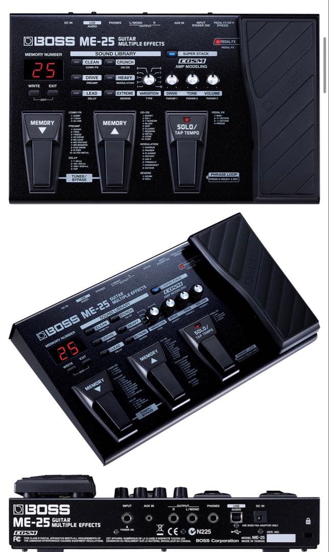 BOSS ME-25 ギター　マルチエフェクター　中古　ボス