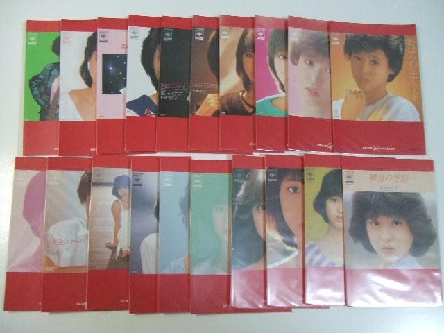 非売品 松田聖子 シングルジャケット ポストカード40枚セット