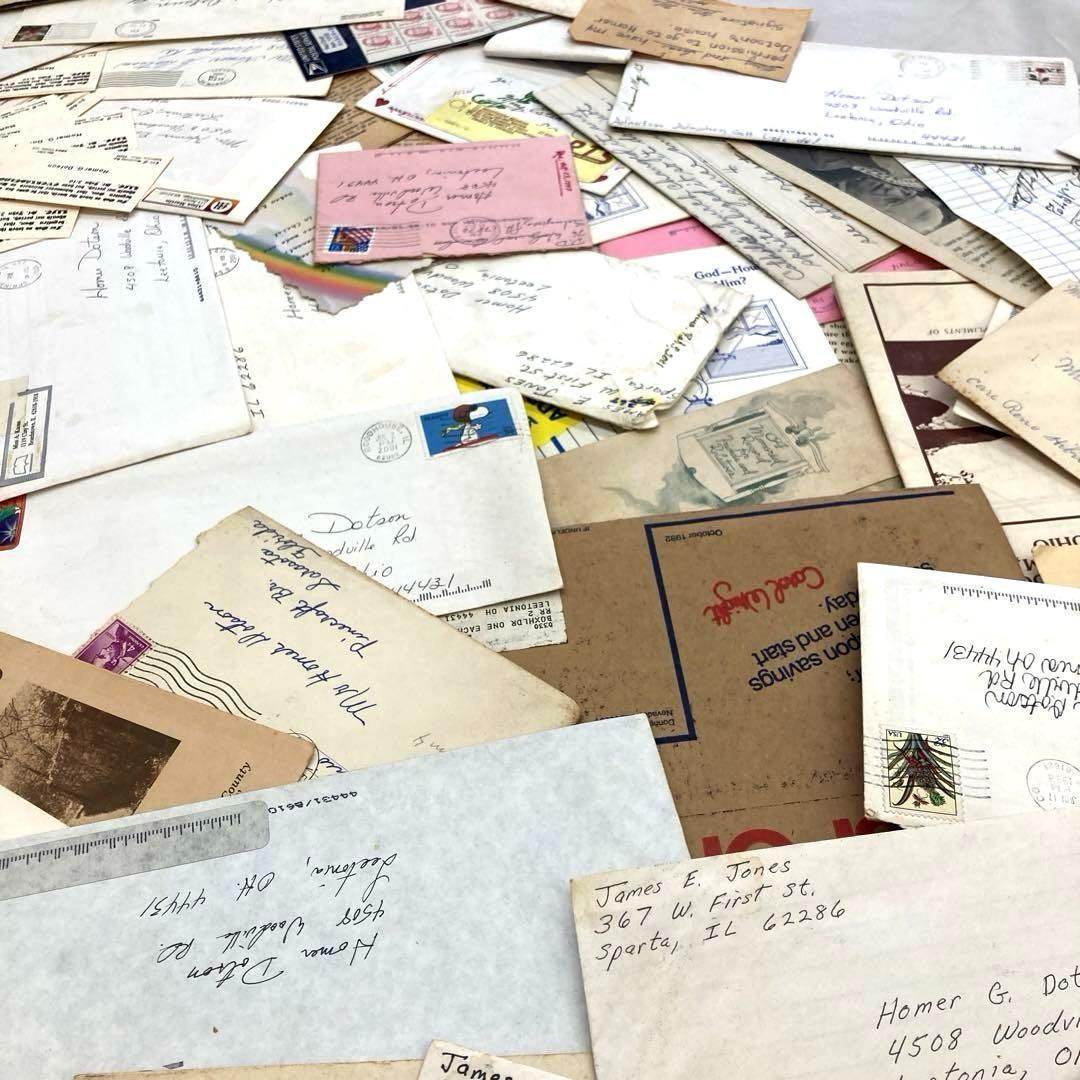 大人気　手紙・封筒関係の紙モノだけで【800g】