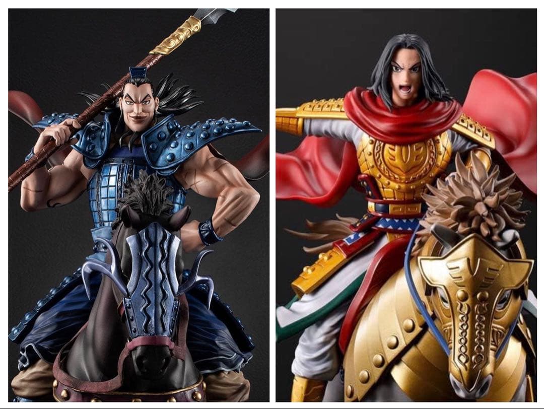 【未開封美品】フィギュアーツZERO 王騎・嬴政 出陣 2体セット