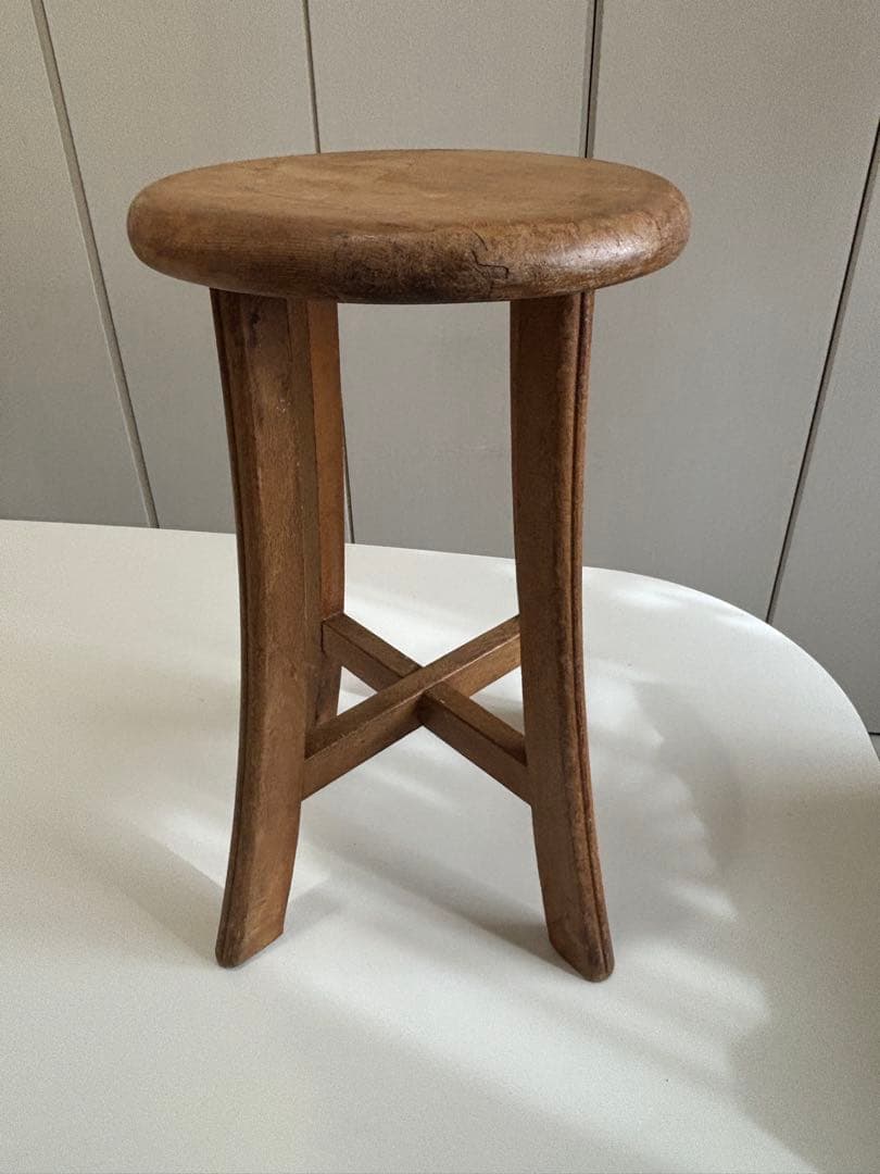 アンティーク、古家具　木製スツール