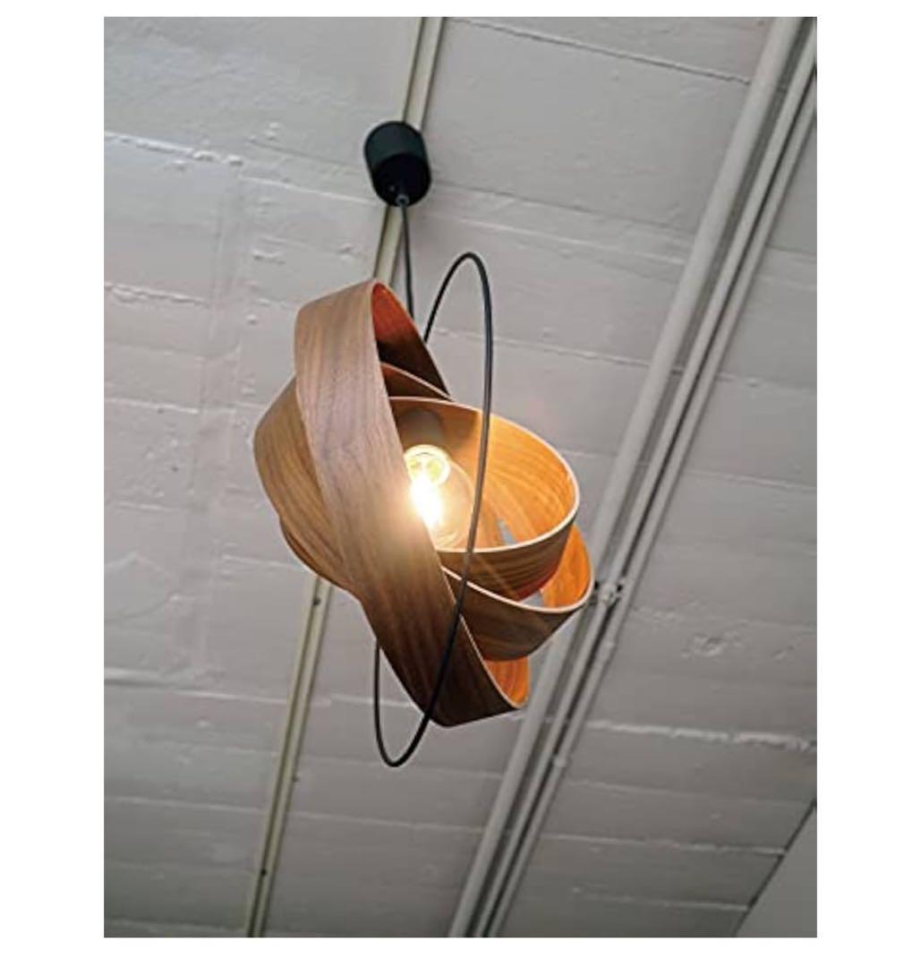 【北欧ペンダントライト】ペーンランタ　ブラウン ブラック ウッド