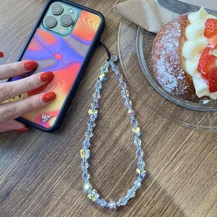 String Ting/ Flutter Drip Crystal ストラップ