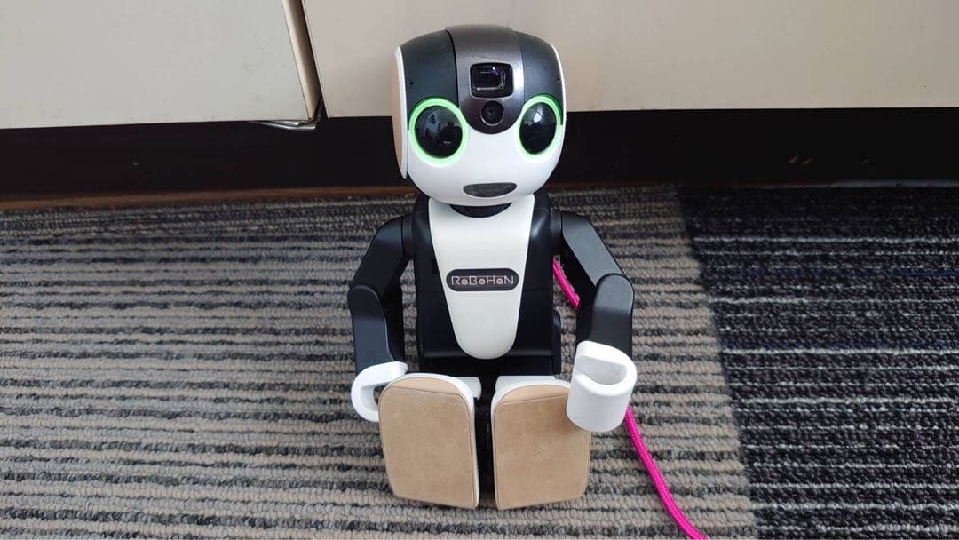 SHARP ROBOHON モバイル型ロボット電話SR-01M-W(ジャンク品)