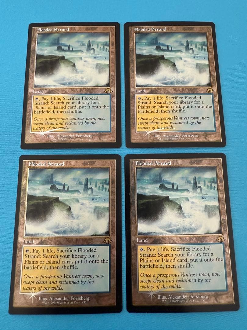 けい〜溢れかえる岸辺　旧枠　英語foil 4枚セット