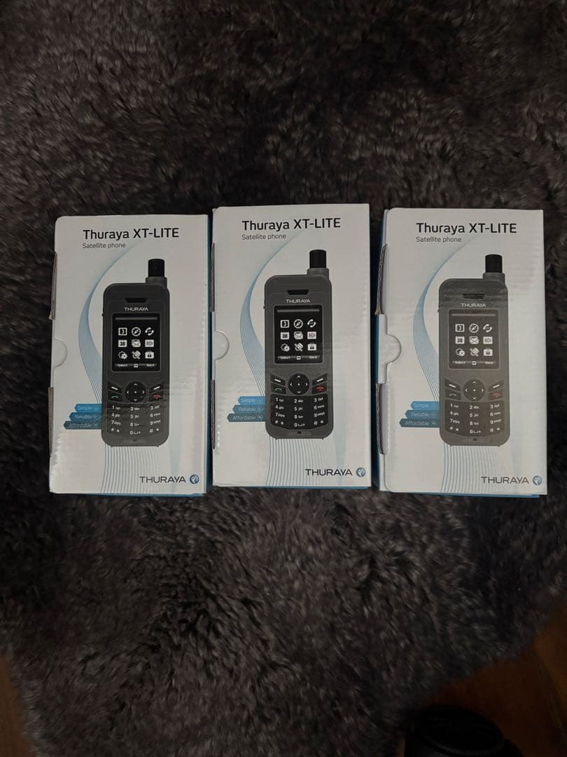 【3台セット】THURAYA スラーヤ衛星電話