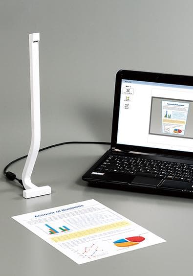 【美品】キングジムDesk shot スタンドスキャナ デスクショットDK800