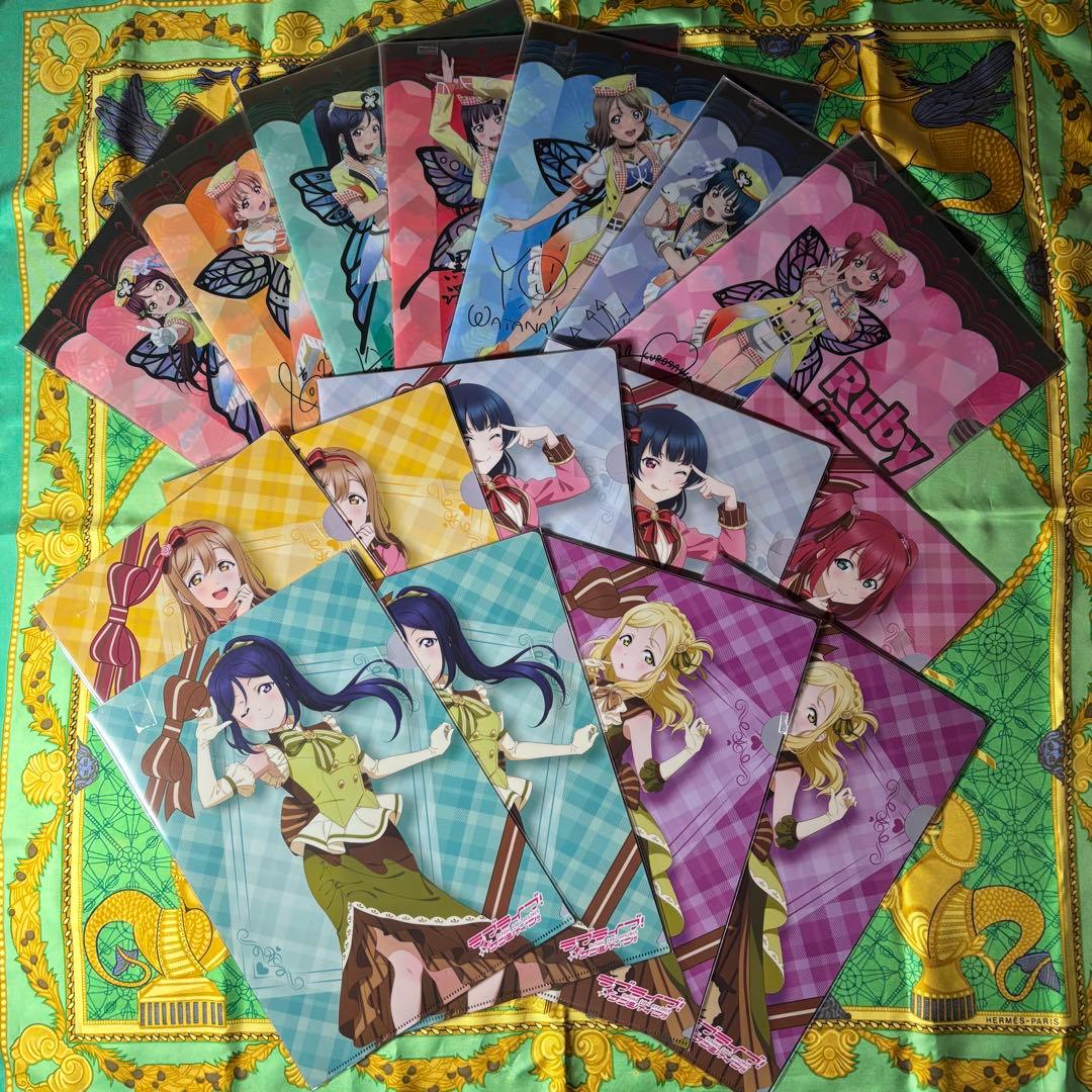 ラブライブ！サンシャイン!! A4クリアファイル 計12種16枚 セブンイレブン