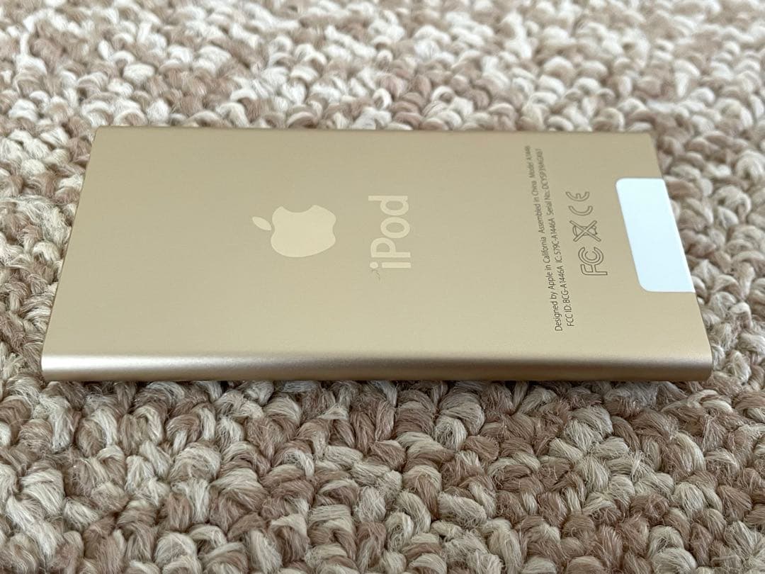 美品 iPod nano 第7世代 ゴールド2015年モデル Bluetooth