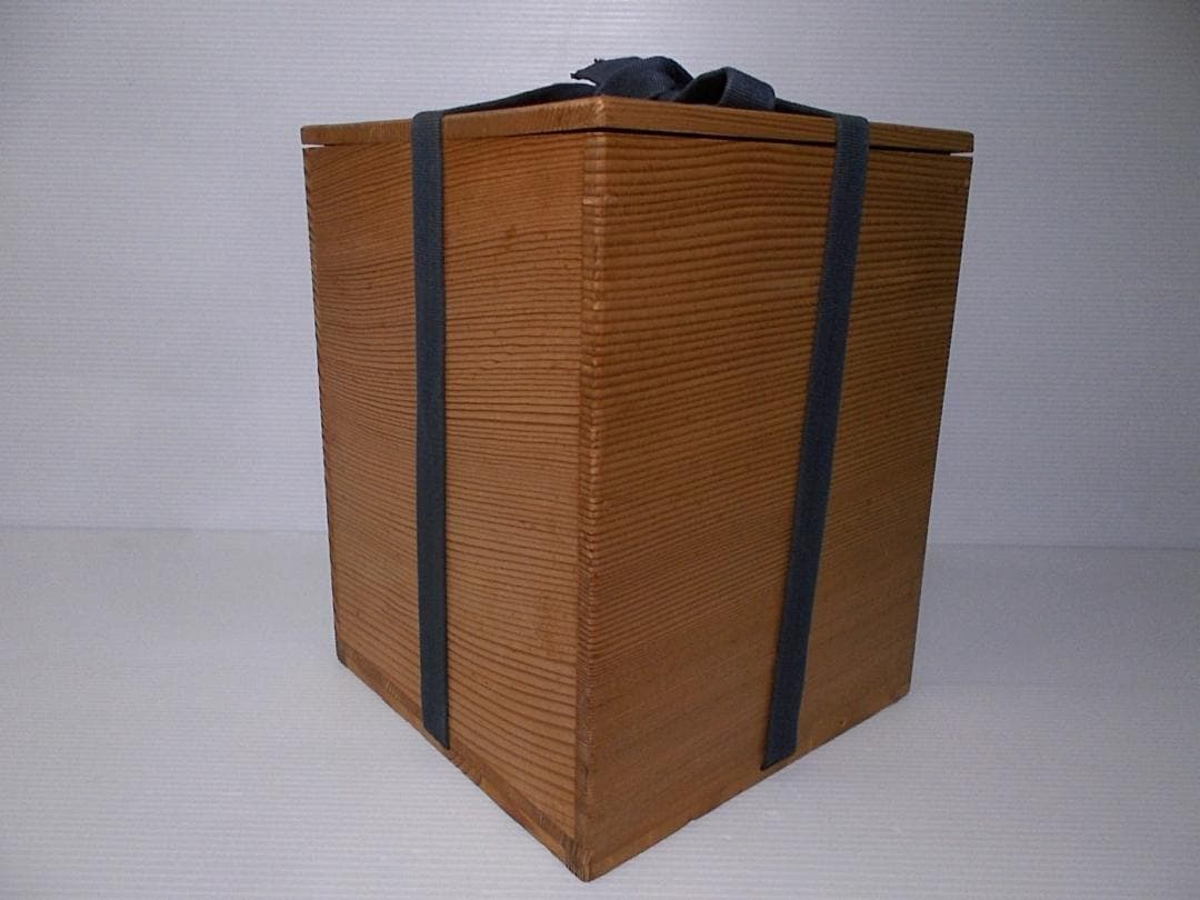 茶道具 釜師:佐藤浄清 糸目地紋 筒釜 茶釜 釜環 共箱 風炉 火鉢 送料込み