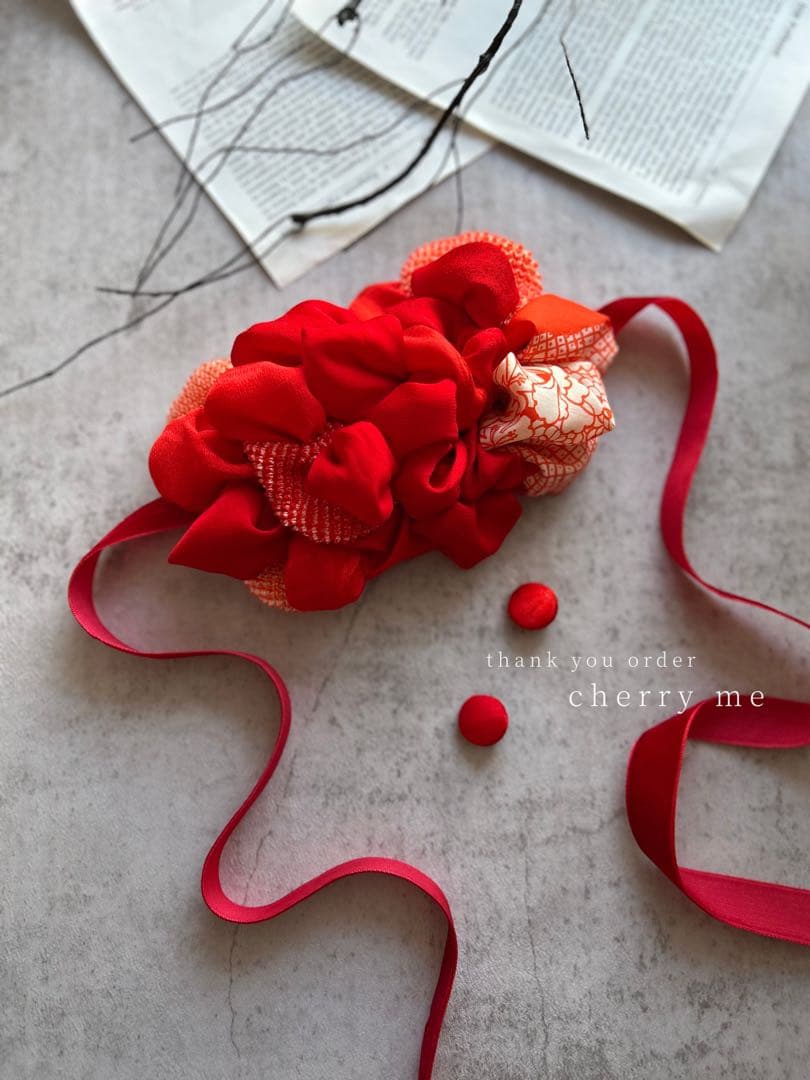 yuka様order髪飾り♡