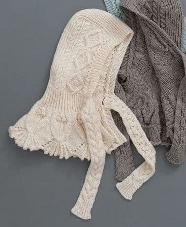 【yuki fujisawa】襟付きバラクラバ 白　ユキフジサワ